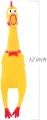 POPLAY Rubber Chicken/Squeeze Chicken Toy for Cats & Dogs. 