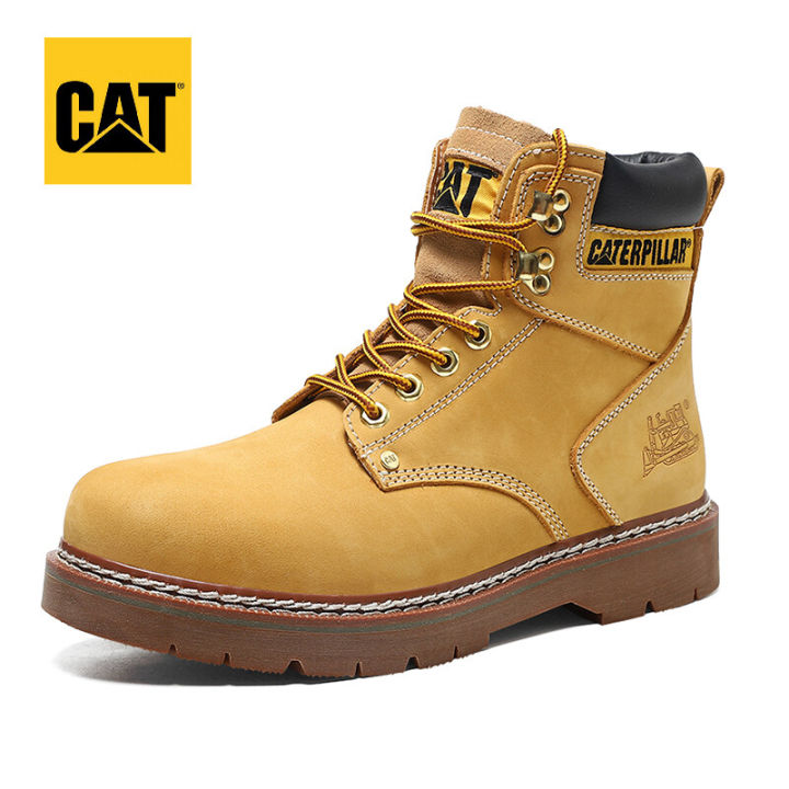 【ETOP】Caterpillar Thick Cattle Leather Crystal Sole High-end Classic Yellow Boots