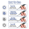 Cordless Soldering Iron Kit Adjustable Temperature Soldering Pen Metal Electronic Welding Tool Pen with 3 Tips. 