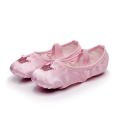 Pair of Gymnastics Crown Girls' Dancing Shoes Satin Soft Sole Cat Claw Shoes Lovely Embroidery Princess Shoes Children. 