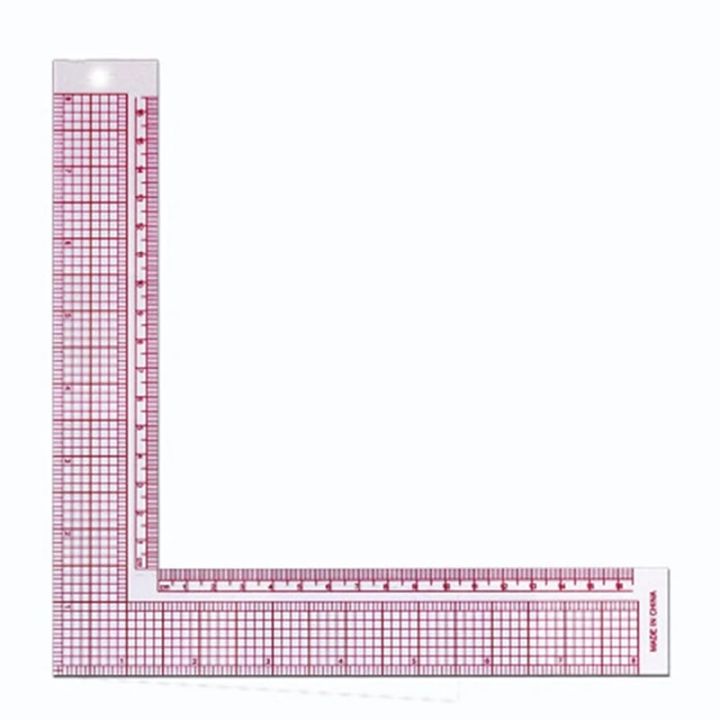 1 s L Shape Drawing Supplies Quilting Ruler Right Angle Sewing Accessories Patchwork Tool Garment Cutting Craft Scale Ruler