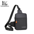 LouisWill Men's Chest Bag Casual Shoulder Bag Cross Body Bag Pouch Bag Lightweight Casual Bag Fashion Shoulder Bag Waterproof Casual Sport Street Bag for Travel Outdoor. 