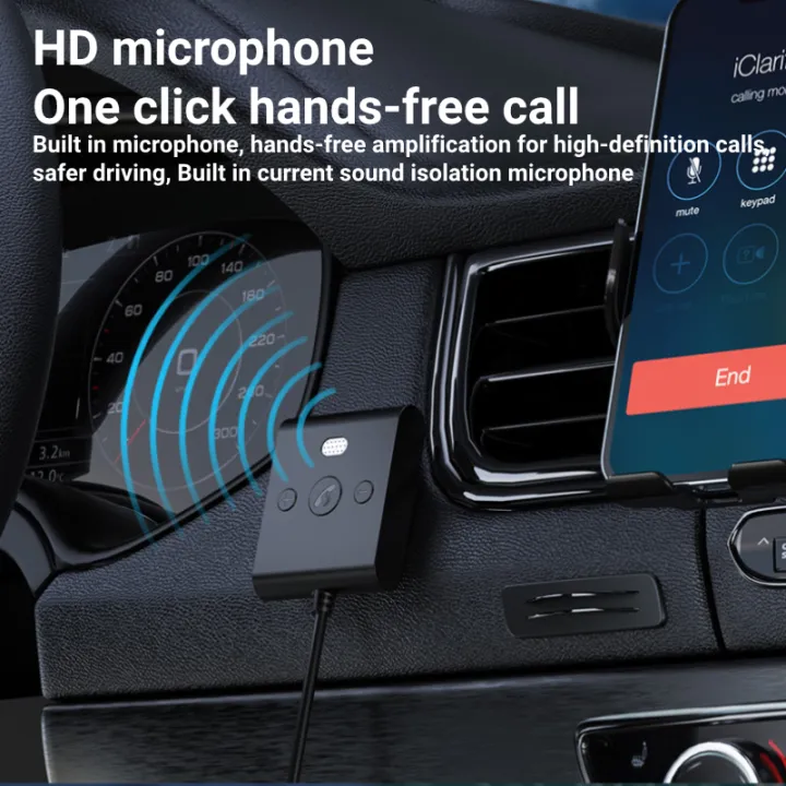 Bluetooth%205.4%20AUX%20Car%20Adapter%20Wtih%20Mic%203.5MM%20USB%20U-Disk%20Stereo%20Wireless%20Audio%20Car%20Kit%20Handsfree%20Calls%20Navigation%20Music%20-%20Image%205