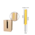 ARELENE 3Pc 8mm Shank Straight Router Bit 1/2 Inch Milling Cutting Diameter Edge Woodworking Trimming Cutter Knife. 