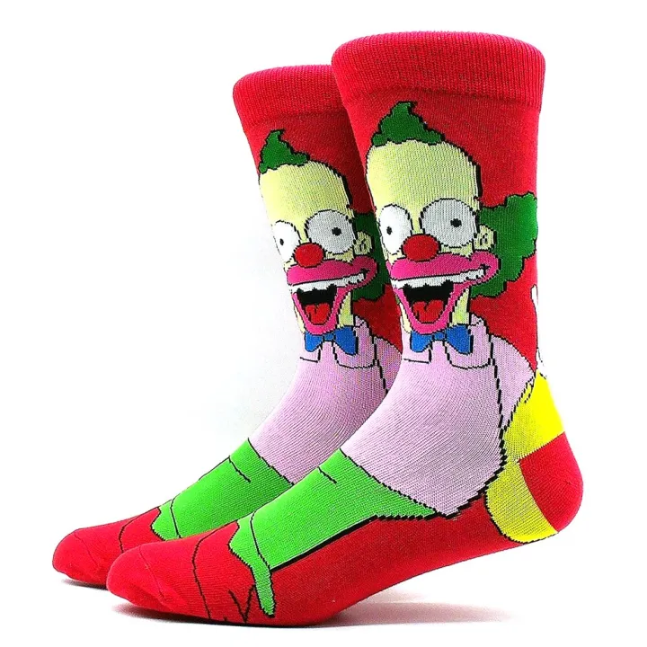 Simpsons%20Cartoon%20Anime%20Funny%20Socks%20Men%20Hip%20Hop%20Print%20Novelty%20Crazy%20Sokken%20Hip%20Hop%20Unisex%20Comfortable%20Skateboard%20Happy%20Meias%20-%20Image%204