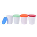 Ice Cream Containers Cup Reusable Freezer Storage Tubs With Tight Sealing Lid. 