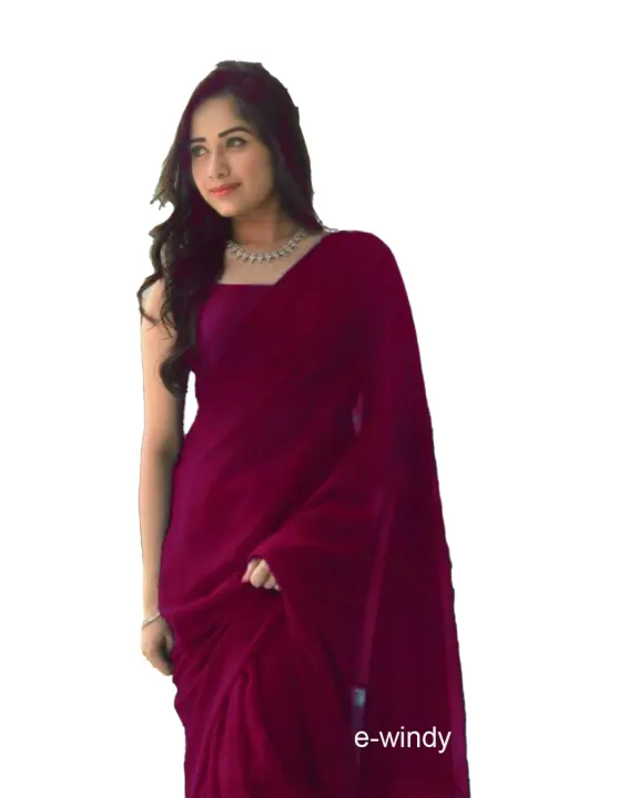 Women's Festival Silk Saree With Blouse Piece