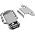 Cabinet Silver Tone Spring Loaded Toggle Switch Latch Hasp 8 Pcs. 