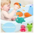 13Pcs Cute Soft Rubber Float Sqeeze Sound Baby Wash Bath Play Animals Toys. 