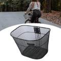 Bike Basket Basket Cycling Carrier Large Space Detachable Durable Rustproof Bike Front Basket Cargo Rack for Cycling Outdoor. 