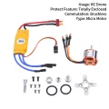Model aircraft accessories Brushless Motor with 30A Brushless ESC Motor Speed Controller for RC Drone. 