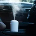 【BestGO】Portable 300ml Electric Air Humidifier Aroma Oil Diffuser USB Cool Mist Sprayer with Colorful Night Light for Home Car. 