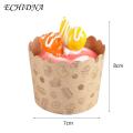 ECHIDNA Fake Cupcake Clear Texture Wedding Simulation Dessert Food Play Model. 