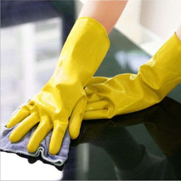 Female%20waterproof%20rubber%20latex%20dishwashing%20gloves%20kitchen%20durable%20cleaning%20housework%20chores%20dishwashing%20tools%20-%20Image%203