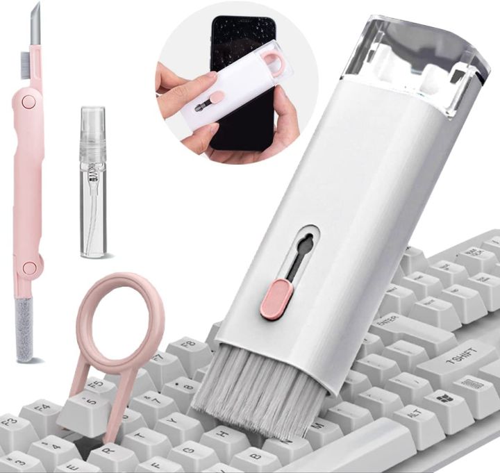 kunya%207%20in%201%20Keyboard%20Cleaning%20Brush%20Kit,%20Multifunctional%20Keyboard%20Earphone%20Cleaner%20Tools%20with%20Flannel%20Sponge,%20Spray%20Bottle,%20Keycap%20Buckle,%20High-Density%20Brush%20and%20Cleaning%20Pen%20%20%20(FROM%20INDIA)%20SAM%20-%20Image%202
