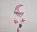 New baby room decoration pink macron hand made item wall hanging ornament. 
