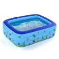 INTIME 2M (YT-667) Inflatable Family Swimming Pool 3 Layer Extra Large Rectangular Kids Swimming Pool Indoor Outdoor. 