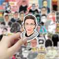 【Exclusive Offer】50Pcs Feminist Ruth Bader Ginsburg Stickers RBG Famous Quote Decals For Laptop Phone Moto Car Bicycle Luggage Stationery Sticker. 