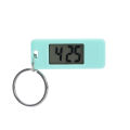 Creative Simple Rectangle Lightweight Practical Keychain Backpack Buckle Digital Watch New Delicate Luminous Silent Hangable ABS Pocket Electronic Clock Work Study Exam Supplies. 