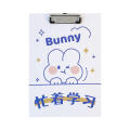 Loose-leaf File Writing Clamps Office School Supplies A4 Cute Cartoon Clipboard File Folder Hanging Writing Board Clip. 