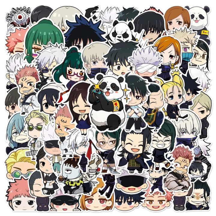 50Pcs/Set%20Cartoon%20Jujutsu%20Kaisen%20Stickers%20Season%202%20Decoration%20Suitcase%20Scrapbooking%20Laptop%20Phone%20Stationery%20Manga%20Kid%20Sticker%20-%20Image%202