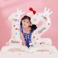 Party Balloon Standing Type Digit 0-9 Birthday Party Balloon Toy. 