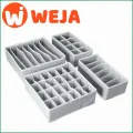 【WEJA】AA Foldable Underwear Drawer Organizers Dividers Closet Dresser Clothes Storage Organizer Box For Bras Scarves Ties Socks Boxes. 