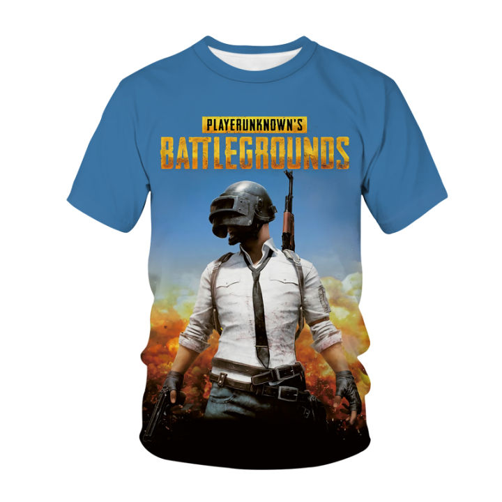 Playerunknowns%20battlegrounds%20T-shirt%20FPS%20game%20PUBG%20cartoons%203D%20printed%20girls%20boys%20unisex%20T-shirt%20casual%20fashion%20kids%20tees%20tops%20-%20Image%206