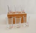 Qianli Glass 6pcs Set Clear Shot Glass Glassware Hotel & Home Use. 