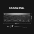 Logitech Craft Wireless Office BT Keyboard BT&Unifying Dual-mode Connection Multi-device Compatible with Creative Input Dial. 
