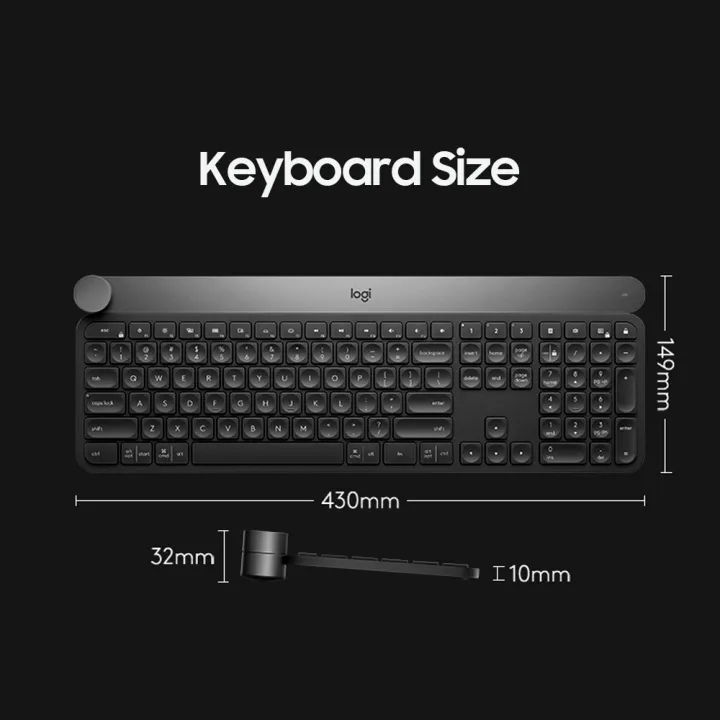 Logitech%20Craft%20Wireless%20Office%20BT%20Keyboard%20BT&Unifying%20Dual-mode%20Connection%20Multi-device%20Compatible%20with%20Creative%20Input%20Dial%20-%20Image%207