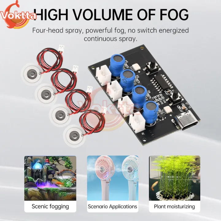 DC5V%20Humidifier%20Module%20Atomization%20Control%20Board%20Four%20Spray%20Atmosphere%20Lights%20DIY%20Ultrasonic%20Nebulizer%20TYPE-C%20Interface%20-%20Image%202