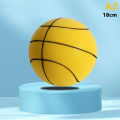 Indoor Silent Basketball Sports Bouncy Balls High Density Foam Material Children Adults Ball Training Complimentary Portable Net Eatop. 