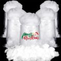 Christmas Fake Snow Cotton Like Artificial White Snow Fluffy Fiber Stuffing Snow Covering for Winter Christmas Tree Decoration. 