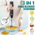 Sokany Hand Blender, 300 Watt, 2 Speed, Black Electric Food Blender Hand Mixer Egg Beater Bar Coffee Milk Frother for Home Kitchen Food Blender Mixer. 