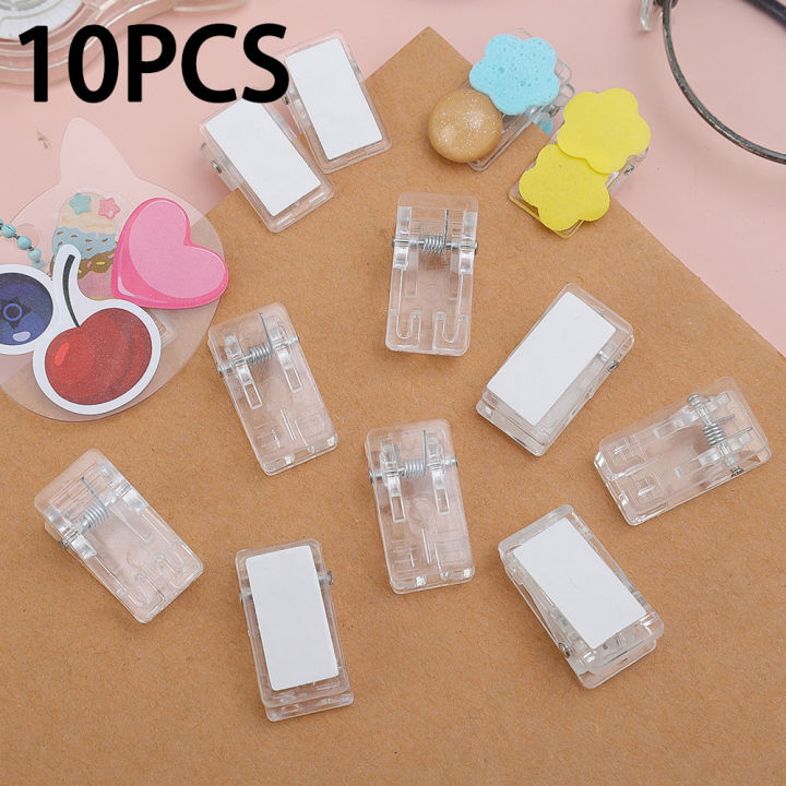1/5/10Pcs%20Cute%20Tape%20Folder%20Paper%20Clip%20Memo%20Clip%20Transparent%20Acrylic%20Stationery%20Storage%20Clip%20Data%20File%20Documents%20Organizer%20-%20Image%209