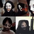 Ball Mastic Most Evil Horror Cosplay Demon Mask Horror Halloween Mask Smiling Demon White Eyes Scary Mask Cosplay Scary. 