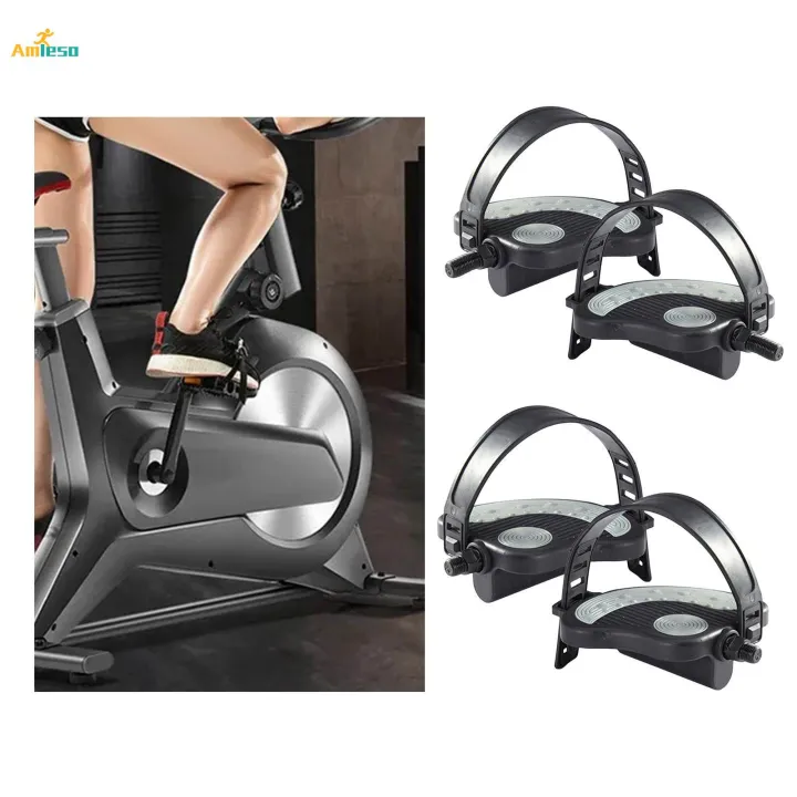 Exercise%20Bike%20Bicycle%20Pedals%20with%20Adjustable%20Straps%20Short%2014mm%20spindle%20-%20Image%206