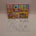 HOT Cute Cartoon Colouring Book Kids A5 Picture Art Block 135gsm 10sheet (Price For 1 Book). 