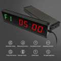 Gym Timer Meter Clock Wall Mounted LED Digital Rewind Sticky Hook Remote Control for Kitchen Timer Sports Stopwatch. 