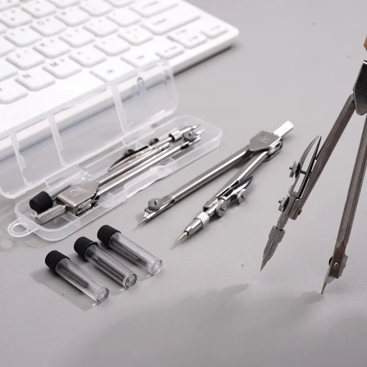 High%20Precision%20Professional%20Metal%20Compass%20Drawing%20Set%20with%20Pencil%20Refills%20Lead%20School%20Compass%20Drawing%20Set%20Pencil%20Attachment%20-%20Image%203