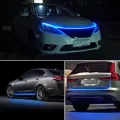 LED Car Hood Atmosphere Lght Strip Waterproof Auto Exterior Decoration Lighting Decorative Headlights Ambient Lamp 12V Universal. 