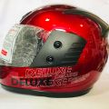 U.P.Co Deluxe  Red Shine  Motor Bike Helmet SLS Certified. 