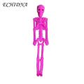 Skull-shaped Toys Skeleton Toy 4pcs Bright Color Lightweight Eco-friendly Halloween Stretchy Decompression Toys for Children Tpr Skull Toys. 