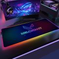 Gaming Valorant Pad Mouse Desk Mat Manga Carpet Keyboard and Table Pads Xxxl Setup Accessories Backlit Rgb Mats Rubber Led Pc Xl. 
