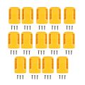 14-Packs Battery Holders for Dewalt 20V Mount Dock Fit for 20V 60V MAX Yellow (No Battery). 