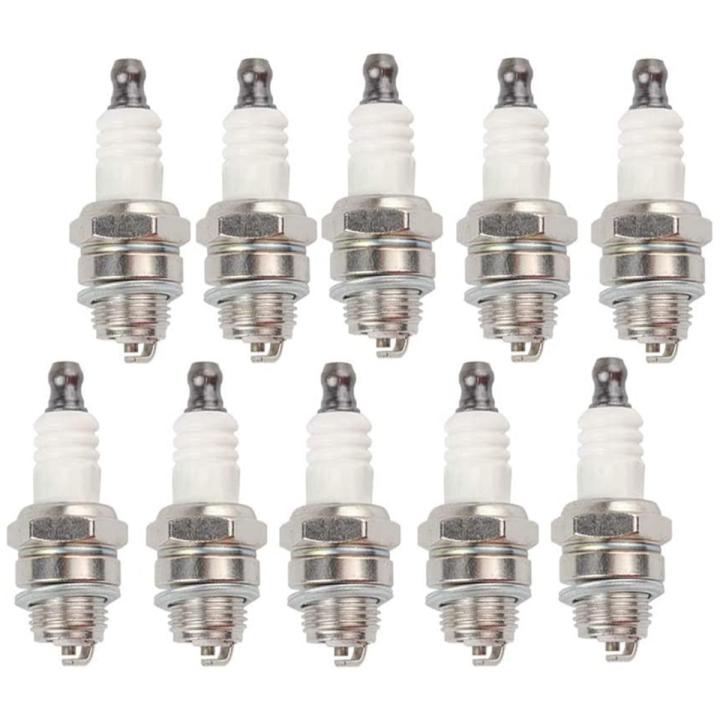 10Pcs L7T Spark Plug for Trimmer Blower Chainsaw Brushter Strimmer Lawn Mower