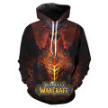 Hot Game Warcraft World Pullovers Spring Autumn Casual Black Hoodies Men Women Loose Clothing Hooded Sweatshirts Tops Coat. 