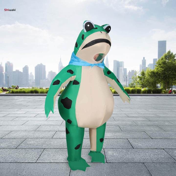 Inflatable Frog Costume, Cosplay Costume Suit, Cute Fancy Dress Frog Animal Cosplay Kids S