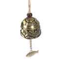 Blessing Bell Fish Feng Shui Bell Blessing Good Luck Fortune Hanging Wind Chime SUNM. 